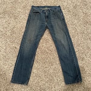 VINTAGE Levis Jeans Mens 33x32 505 Regular Fit Straight Leg Medium Wash 90s Logo